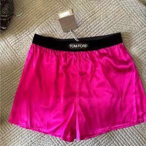 Tom Ford Fuchsia Satin Shorts